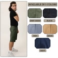 thumbnail image 7 of Men’s Knee-Length Cargo Shorts, Durable Utility Cargo Shorts for Men, Multi-Pocket Design with Adjustable Waist, Relaxed Fit Outdoor Casual Shorts (Army Green - XL), 7 of 7