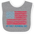 thumbnail image 3 of Inktastic My 1st Memorial Day American Flag Boys or Girls Baby Bib, 3 of 4