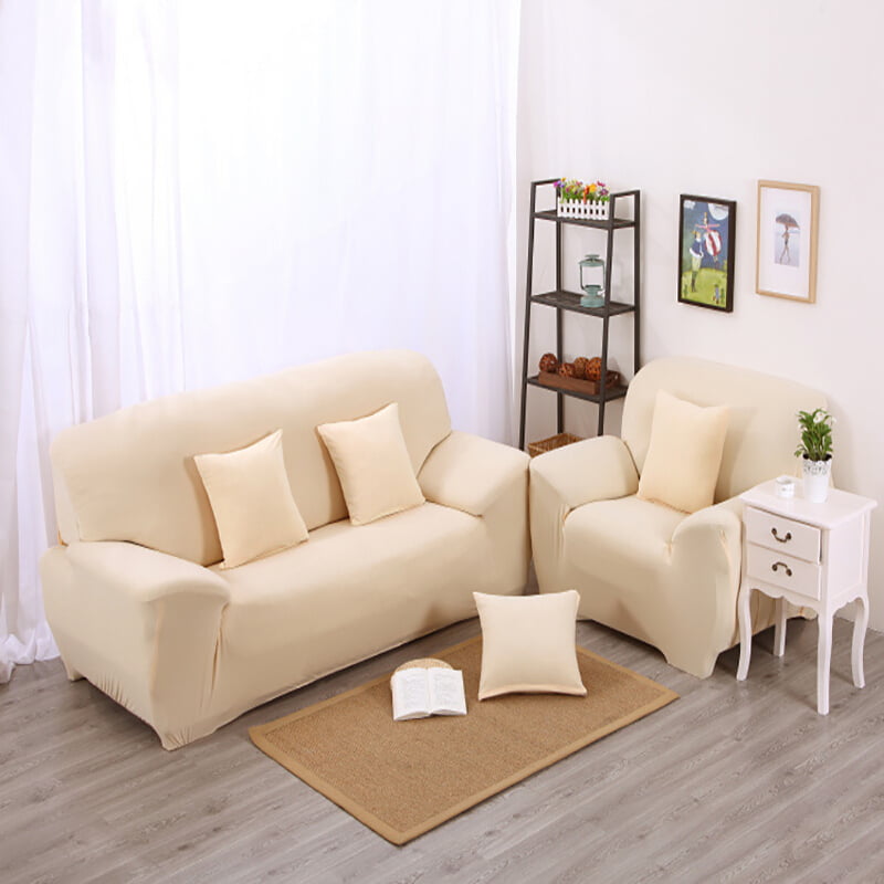 1/2/3/4 Seat Seater Sofa Slipcover Stretch Protector Soft Couch Furniture Covers 