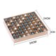 thumbnail image 5 of La caja de regalo que contiene 64 piezas de bolas y adornos navideños mixtos inastillables y a prueba de golpes de 3 cm, adornos festivos, reutilizables, portátiles, perfectos para la decoración del árbol de Navidad, oro rojo oso de fresa Electrónica, 5 of 5