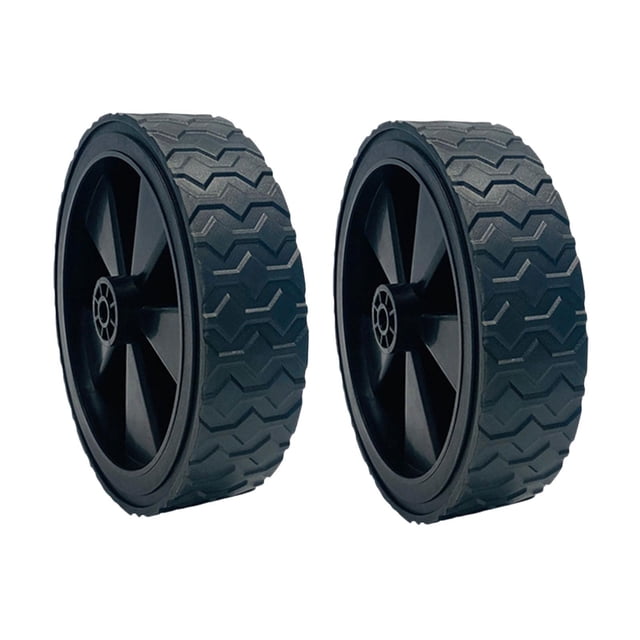 Zorion 2 Pcs Roues de Chariot à Main Haute Performance Remplacement de Roue de Tondeuse 5 Pouces