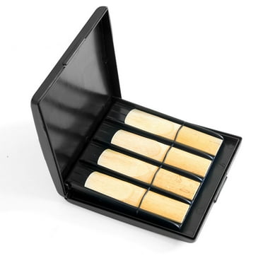 Portable Waterproof Saxophone Reeds Case Storage Box 8 Grids for Sax