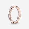 thumbnail image 1 of Anillos de plata de ley 925 para mujer, sortija Original con forma de corona, corazón, espoleta, compromiso, boda, oro rosa, cristal, joyería de lujo, 1 of 4