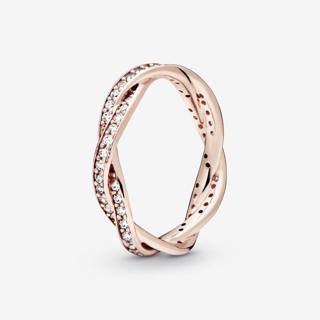 Anillos de plata de ley 925 para mujer, sortija Original con forma de corona, corazón, espoleta, compromiso, boda, oro rosa, cristal, joyería de lujo
