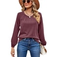 thumbnail image 3 of Women's Fashion Casual Loose Pullover, 3 of 8