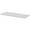 White, variant on Lorell Sturdy Smooth Melamine Surface Width Adjustable Training Table Top, Rectangle, 1'', Gray