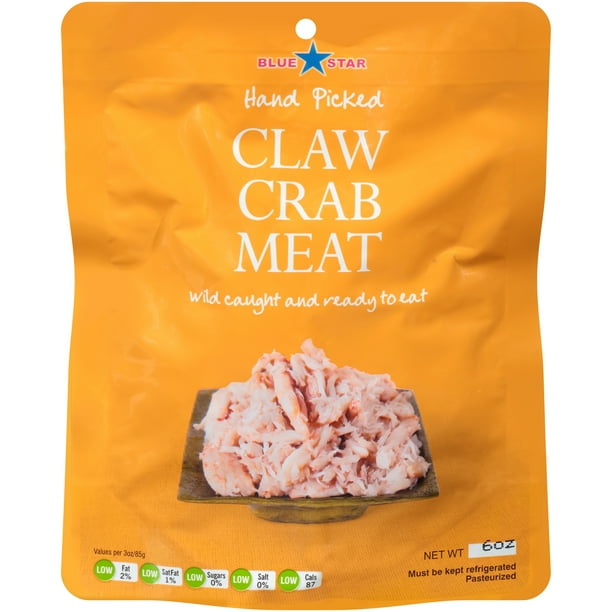Blue Star Claw Crab Meat Eco Safe Foil Pouch