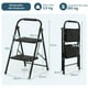 thumbnail image 2 of Escalera plegable Costway 2 peldaños metal Portátil antideslizante 265 KG 47 x 39 x 71 cm, 2 of 9
