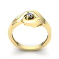 thumbnail image 3 of 0.25ct Round Not Enhanced Ladies Bridal Solitaire Anniversary Engagement Ring Solid 10K Rose, White or Yellow Gold H SI2, 3 of 3