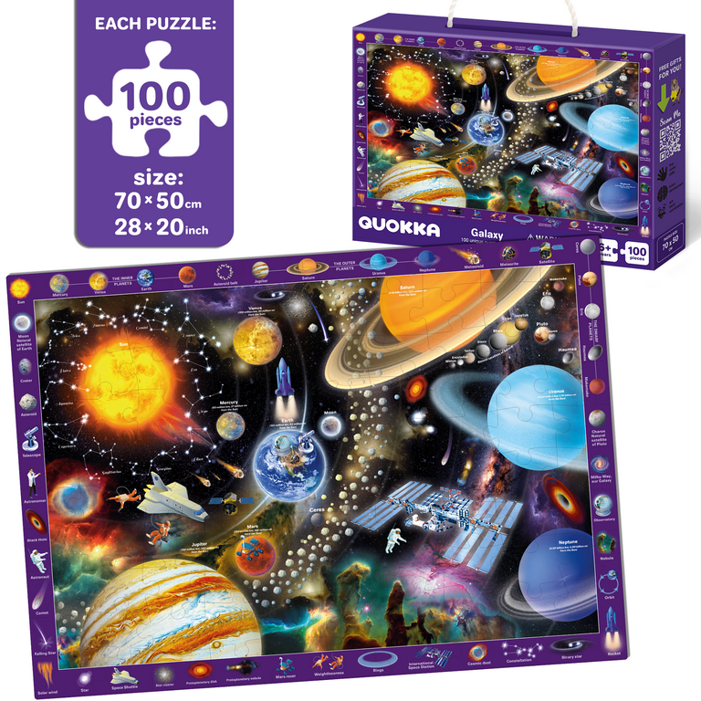 Puzzle Les Planètes - 100 pièces