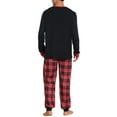 thumbnail image 3 of INSPIRE CHIC Womens Christmas Family Pajama Set Long Sleeve Xmas Tree Check Couples Matching Lounge Set XS Red ["Boys & Girls"], 3 of 5