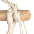 thumbnail image 2 of Coofit Hammock Chair Rope Tassels Creative Bohemia Hammock Swing Chair Macrame Swing, 2 of 6