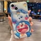 thumbnail image 1 of Para iPhone 14 13 12 11 Pro Max XR X Xs iPhone14 Plus Funda Blanda Nuevo Estilo Moda 3D Air Bag Cute Doraemon Cubierta Trasera Para Teléfono, 1 of 3
