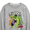 thumbnail image 3 of Marvel Hulk - Smash Crunch - Toddler And Youth Long Sleeve Graphic T-Shirt, 3 of 5