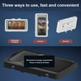 thumbnail image 4 of Phone Case Bathroom Cellphone Wall Mounted Holder Shower Stall Waterproof Touchable Sealed Storage Box Smartphone Accessories, 4 of 10