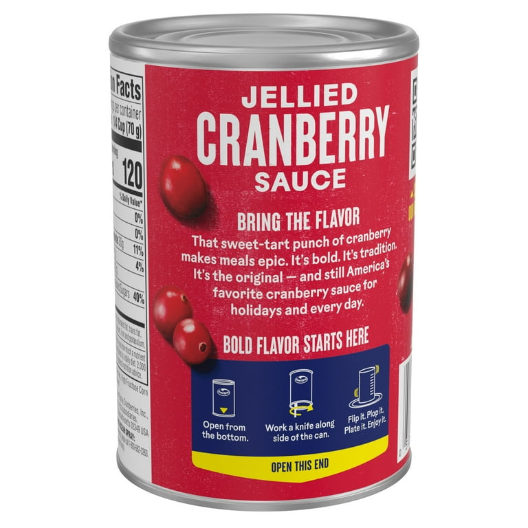 Ocean Spray Jellied Cranberry Sauce, Sweet and Tangy Side