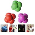 thumbnail image 2 of Miangastore Hexagonal Reaction Ball for Training in Assorted Color Silicone Agile Toy with 3pcs, 2 of 9