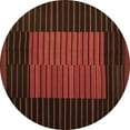 thumbnail image 1 of Ahgly Company Indoor Round Oriental Brown Traditional Area Rugs, 8' Round, 1 of 4