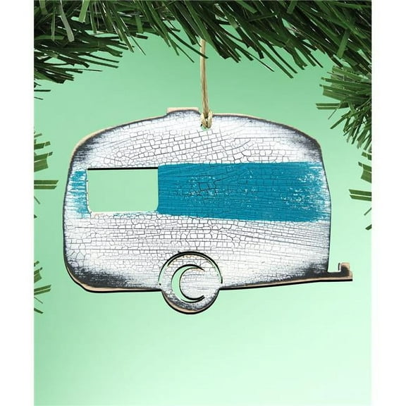 Designocracy 99431-O Camper Wooden Ornament