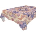 thumbnail image 4 of BZSMCE Square Tablecloth Elegant Floral Harmony Pattern Tableclothes, 4 of 9