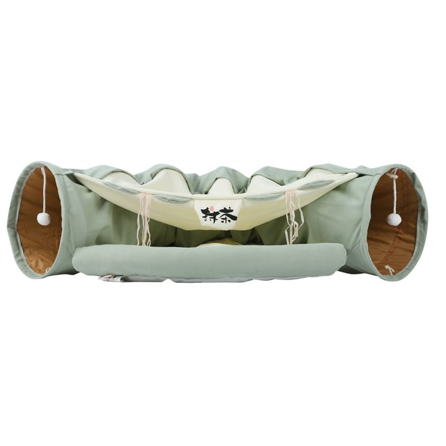 Maison pour Chat, Lit Tunnel Multifonctionnel Pliable Design Révolutionnaire