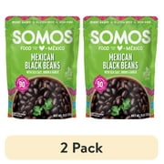 (2 pack) SOMOS Mexican Black Beans, 10 oz Pouch