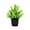 B, variant on Artificial Potted Green Plant Realistic Faux Tabletop Greenery Home Office Decor for Shelf and Desk Arrangement with Magnolia Leaf