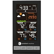 Ambient Weather WS-2801A Advanced Wireless Color Forecast Station with Temperature, Humidity and Barometer