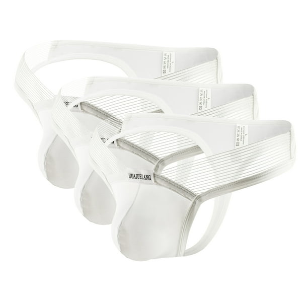 YDKZYMD Mens Thong Underwear with Pouch Athletic Supporters Stretch