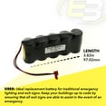 thumbnail image 6 of Exit Light Battery for Powersonic 026139 A1314610 Sure-Lites 026-139, 6 of 7