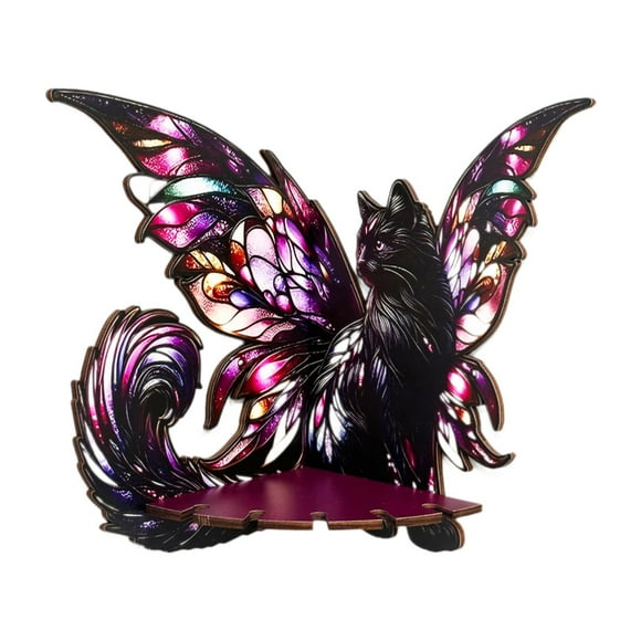 Lipstore Butterfly Wall Shelf Boho Decor Women Gift Corner Wall Shelf for Living Room Corner shelf