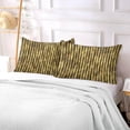 thumbnail image 5 of Bamboo Poles Texture Pillowcases, Soft and Cozy Decor Giftsative Pillow Cases with Hidden Zipper for Bedroom, Sofa, Couch, Standard Size 20x26 Inches（307）, 5 of 6
