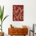thumbnail image 3 of Creative Products Christmas Swirls 16x24 Canvas Wall Art, 3 of 5