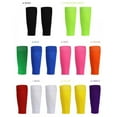 thumbnail image 4 of Final Clear Out! Adult/Juvenile Football Leg Guard Sleeves Knit Compression Calf Warm Knee Pad High Socks One Pair Set, 4 of 6