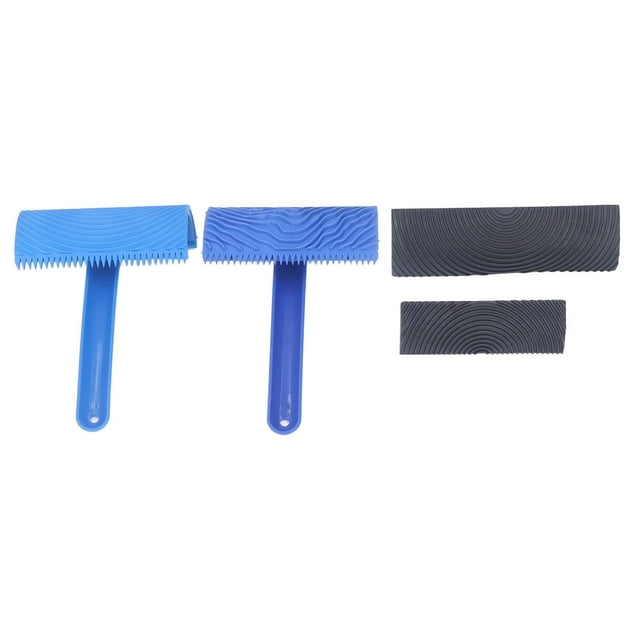 Juego de herramientas de pintura de madera granulada, herramienta de pintura de madera granulada, herramienta de grano de madera, rodillo de grano de madera ultra sensible