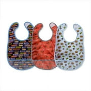 Disney Cars 3pk Nylon Bib Set