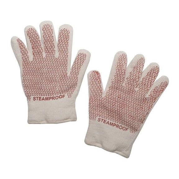 Condor Steam Resist. Gloves,Wht/Rust,Univ.,PR 1AHE9