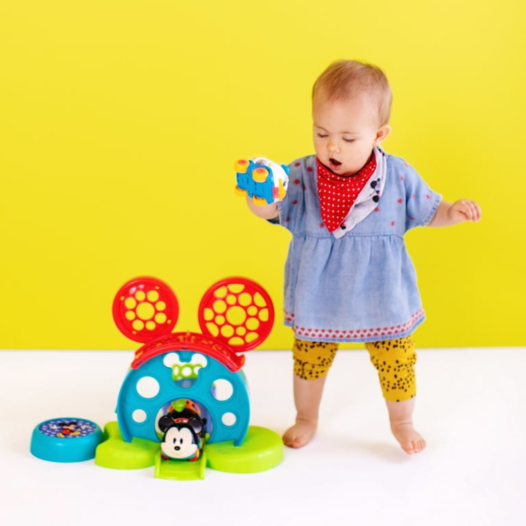 Bright Starts Disney Baby Go Grippers Mickey Mouse Bounce Around Playset with Push Car Ages 6 months Walmart