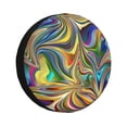 thumbnail image 2 of 16'' Watercolor Distortion Art Tire Cover, Universal Spare Wheel Covers, Dust-Proof, Water-Proof, Sun-Proof and Corrosion-Proof, 2 of 9