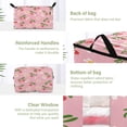thumbnail image 3 of Foldable Clothes Storage Bags Clothes Organizer Bin with Clear Windows for Clothes Bedding Daisies and Bow Pattern, 3 of 6