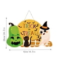 thumbnail image 3 of Halloween Door Hangings Sign, Happy Halloween Paper Farmhouse Wall Decor, Rustic Paper Hanging Decoration Outdoor Signs, For Front Door and Porch Entryway Decor, 3 of 6
