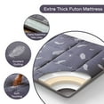 thumbnail image 5 of MAXYOYO 6" Extra Thick Japanese Floor Mattress Futon Mattress, Foldable Mattress Tatami Pad Floor Mattress for Adults Floor Bed Roll Up Mattress Guest Mattress Camping Mattress,Grey Feather,Queen, 5 of 7