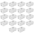 thumbnail image 6 of ONKER Divided Ultra Caddy, Plastic, Portable Storage to Hold Bathroom and Cleaning Supplies, 5 Large Compartments and Handle, White, 12-Pack, 6 of 10