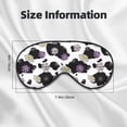thumbnail image 5 of Naloa Daisies Flowers Print Sleep Mask for Sleeper, Light Blocking Sleeping Eye Mask for Women Men, Eye Shade with Adjustable Strap for Travel, Nap,Meditation, 5 of 7