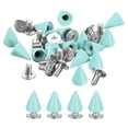 thumbnail image 1 of Unique Bargains 50 Ensembles de Clous Conique 7x10mm et Rivets à Vis Verts, 1 of 4