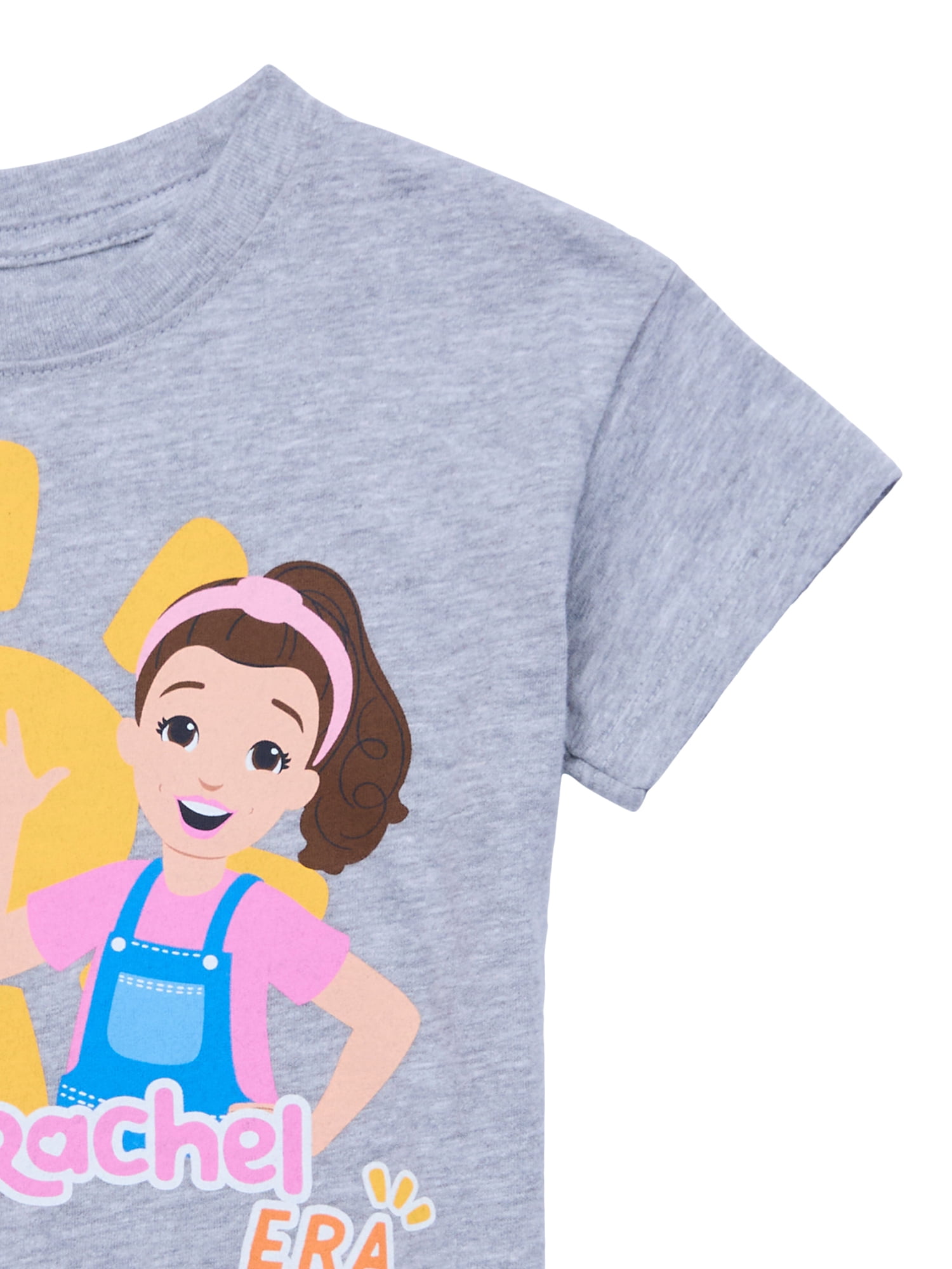 Ms. Rachel Toddler Graphic Crewneck Tee with Short Sleeves, Sizes 12M-5T