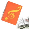 thumbnail image 2 of Sheet Music Folder, 60 Pages, Sheet Music Binder/Holder,Fits Letter Size A4, Writable & Detachable Choir Folder (Orange), 2 of 8