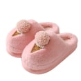 thumbnail image 2 of Nuevas zapatillas de invierno de algodón con dibujos animados para mujer, zapatos peludos de interior de suela gruesa para uso doméstico, zapatos cálidos de algodón medio antideslizantes para uso exte, 2 of 5