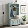 thumbnail image 1 of Modern Marketing Concepts CF6039-BL Holbrook Hall Tree, Distressed Seafoam Blue, 1 of 1