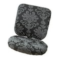 thumbnail image 3 of Funda para silla de ordenador Zulema lavables de repuesto Negro, 3 of 8